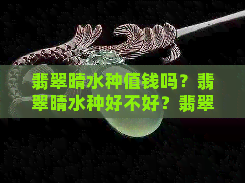 翡翠晴水种值钱吗？翡翠晴水种好不好？翡翠晴水料属于什么种水？