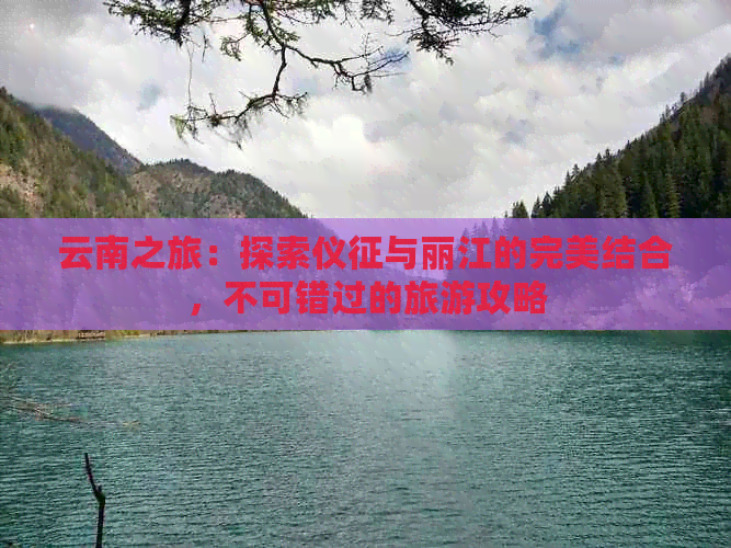 云南之旅：探索仪征与丽江的完美结合，不可错过的旅游攻略