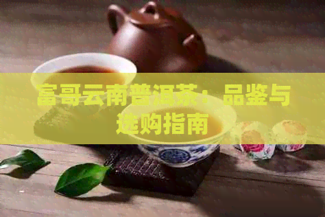 富哥云南普洱茶：品鉴与选购指南