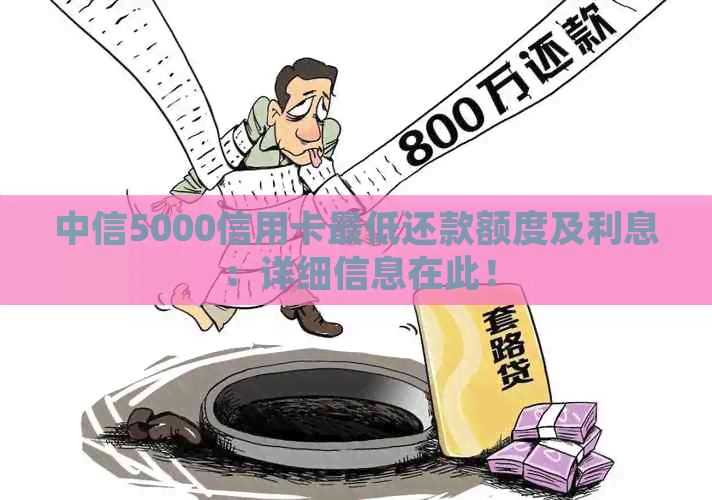 中信5000信用卡更低还款额度及利息：详细信息在此！