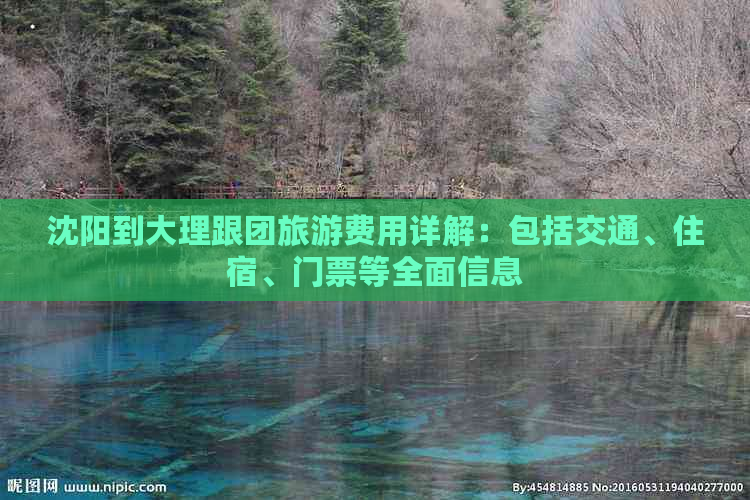 沈阳到大理跟团旅游费用详解：包括交通、住宿、门票等全面信息