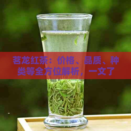 茗龙红茶：价格、品质、种类等全方位解析，一文了解所有信息！