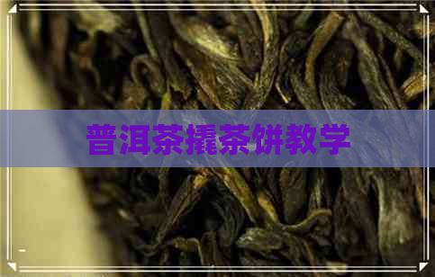 普洱茶撬茶饼教学