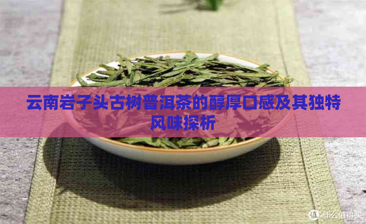 云南岩子头古树普洱茶的醇厚口感及其独特风味探析