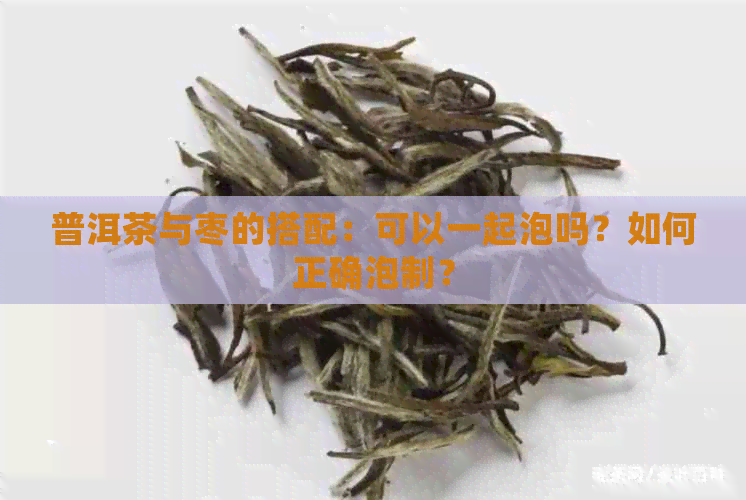 普洱茶与枣的搭配：可以一起泡吗？如何正确泡制？