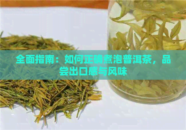 全面指南：如何正确煮泡普洱茶，品尝出口感与风味