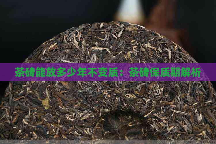 茶砖能放多少年不变质：茶砖保质期解析