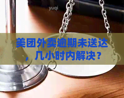 美团外卖逾期未送达，几小时内解决？