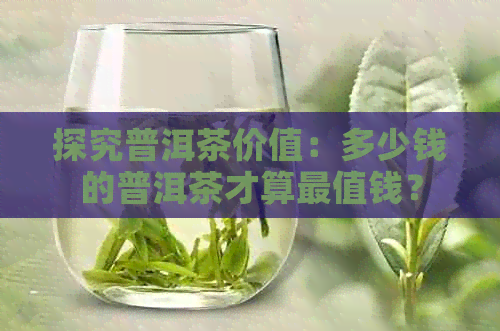 探究普洱茶价值：多少钱的普洱茶才算最值钱？