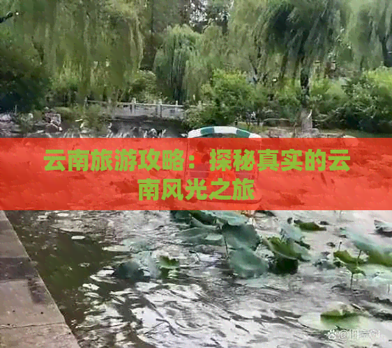 云南旅游攻略：探秘真实的云南风光之旅