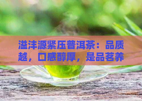 溢沣源紧压普洱茶：品质越，口感醇厚，是品茗养生的佳选。