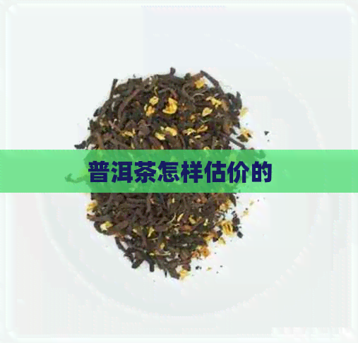 普洱茶怎样估价的