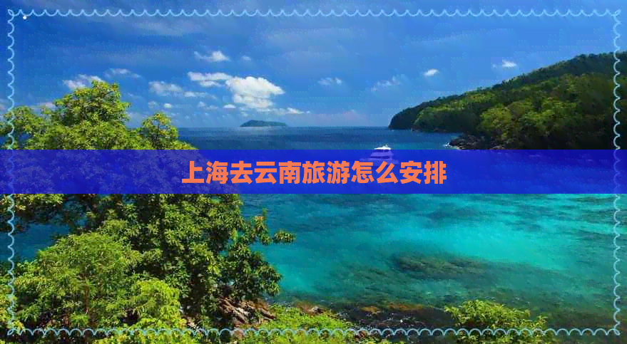 上海去云南旅游怎么安排