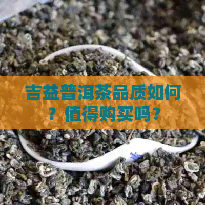 吉益普洱茶品质如何？值得购买吗？