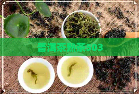 普洱茶熟茶503