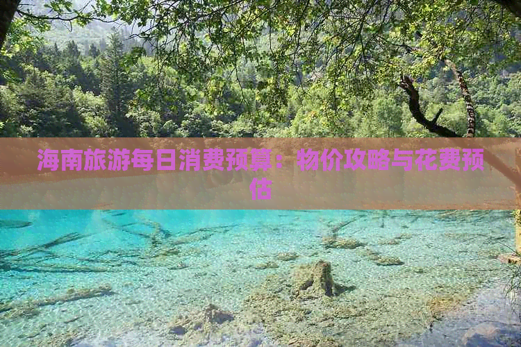 海南旅游每日消费预算：物价攻略与花费预估