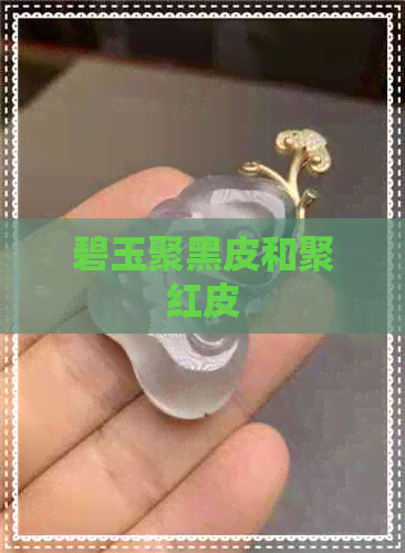 碧玉聚黑皮和聚红皮