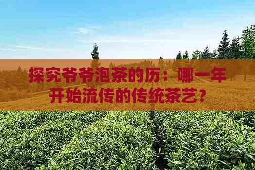 探究爷爷泡茶的历：哪一年开始流传的传统茶艺？