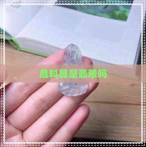 危料算是翡翠吗