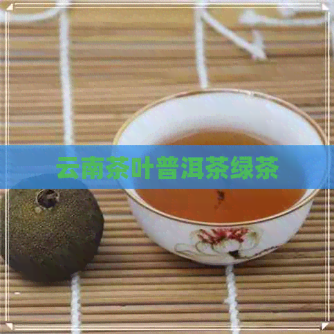 云南茶叶普洱茶绿茶