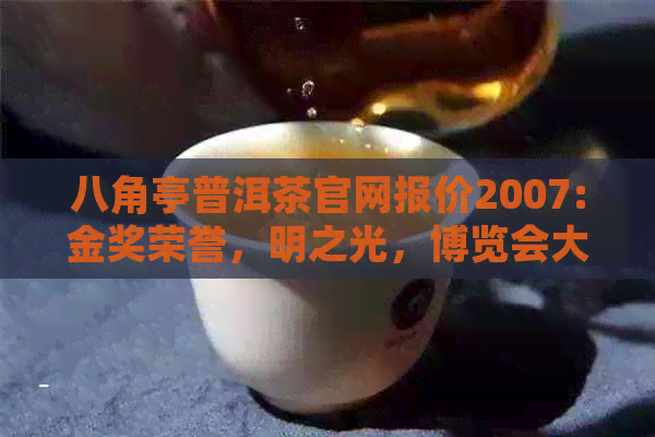 八角亭普洱茶官网报价2007:金奖荣誉，明之光，博览会大展风采