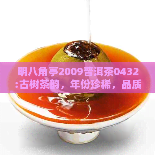 明八角亭2009普洱茶0432:古树茶韵，年份珍稀，品质越，收藏佳品