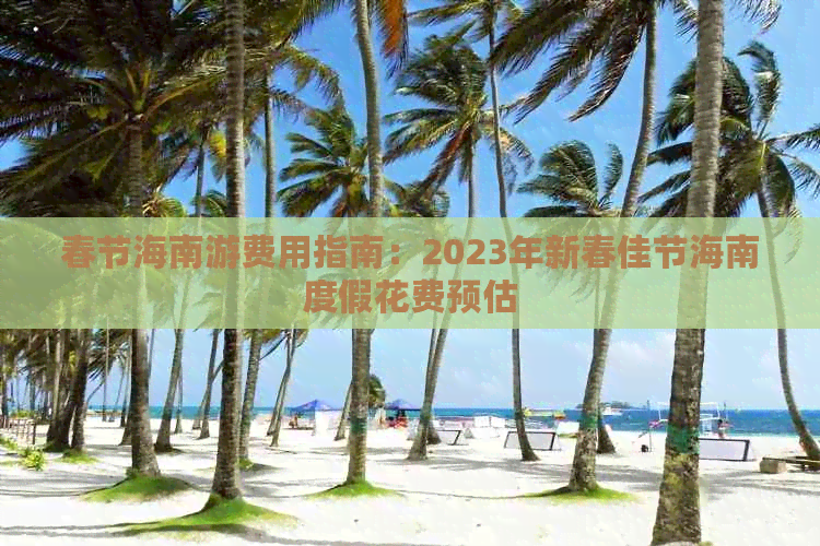 春节海南游费用指南：2023年新春佳节海南度假花费预估