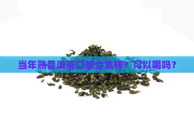 当年熟普洱茶口感会怎样？可以喝吗？