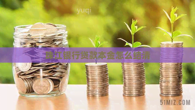 珠江银行贷款本金怎么结清