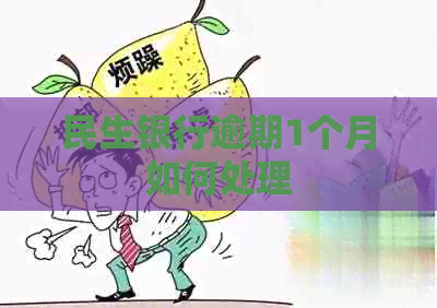 民生银行逾期1个月如何处理