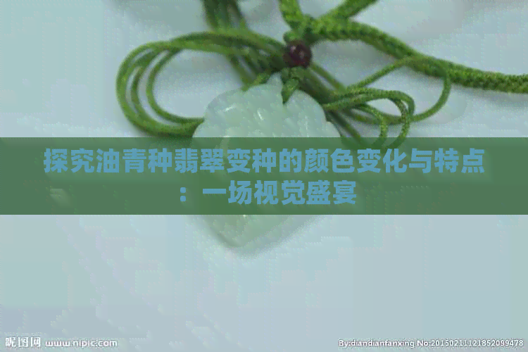 探究油青种翡翠变种的颜色变化与特点：一场视觉盛宴