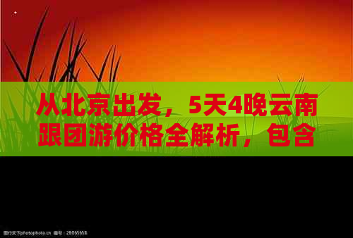 从北京出发，5天4晚云南跟团游价格全解析，包含交通、住宿、景点门票等费用