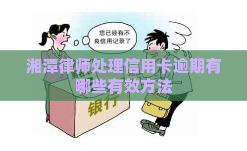 湘潭律师处理信用卡逾期有哪些有效方法