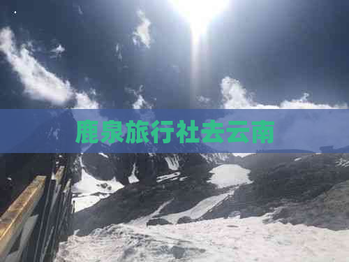 鹿泉旅行社去云南