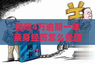 借呗4万逾期一年亲身经历怎么处理