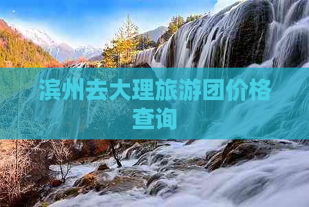 滨州去大理旅游团价格查询