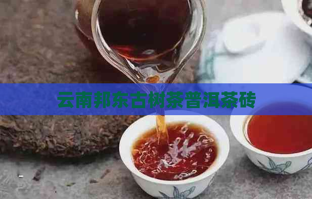 云南邦东古树茶普洱茶砖