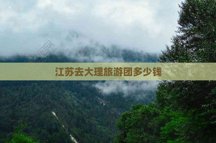 江苏去大理旅游团多少钱