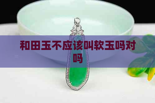 和田玉不应该叫软玉吗对吗