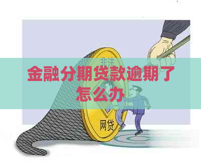 金融分期贷款逾期了怎么办