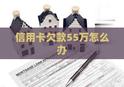 信用卡欠款55万怎么办