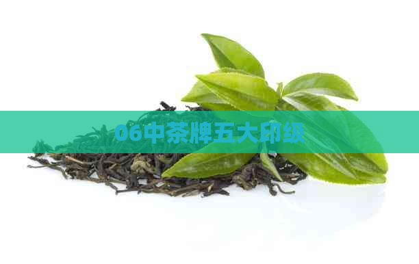 06中茶牌五大印级