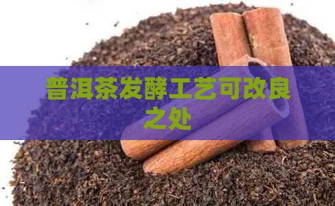 普洱茶发酵工艺可改良之处