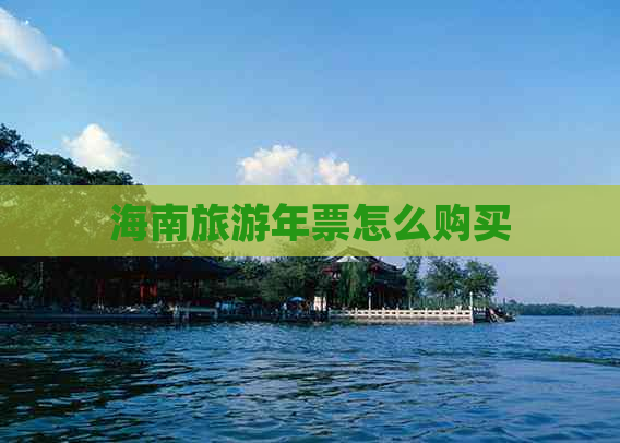 海南旅游年票怎么购买