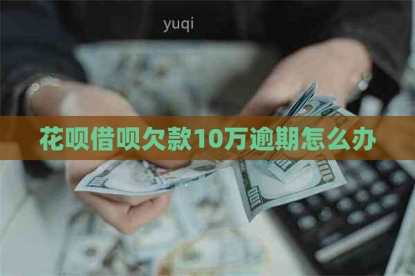 花呗借呗欠款10万逾期怎么办