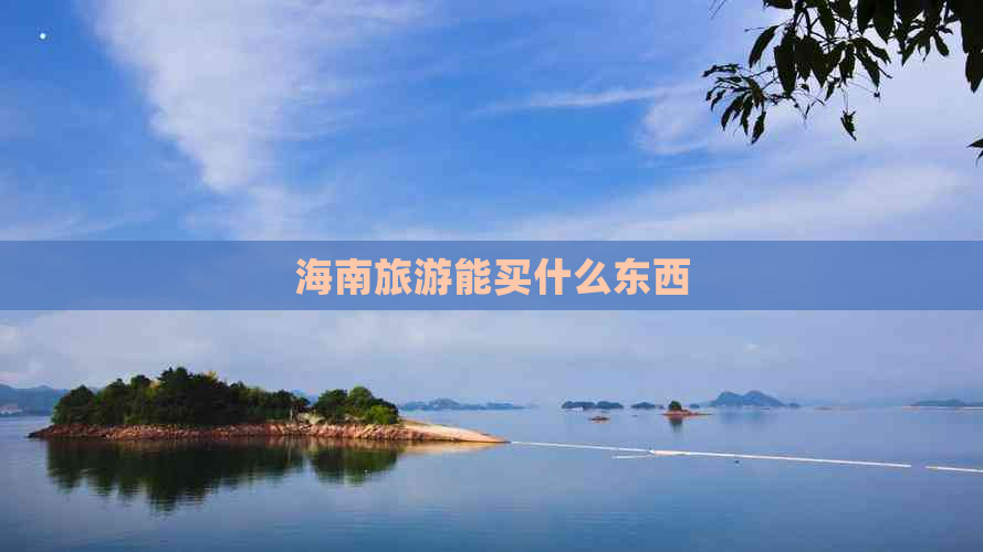 海南旅游能买什么东西