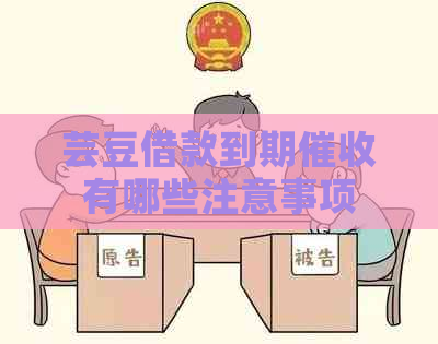 芸豆借款到期有哪些注意事项