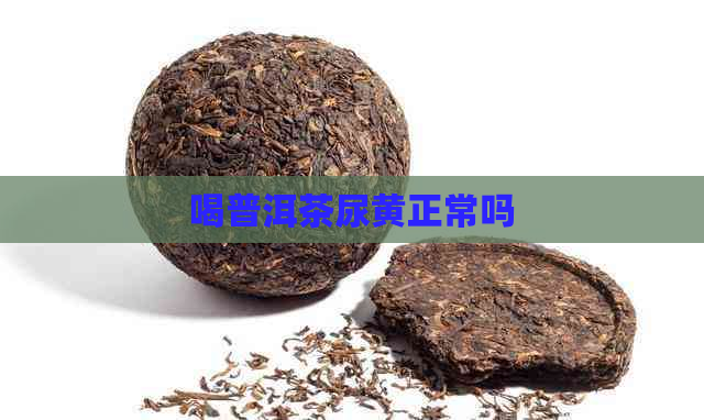 喝普洱茶尿黄正常吗