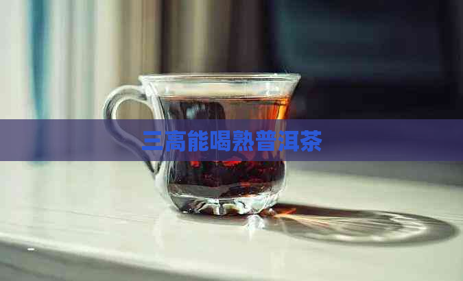 三高能喝熟普洱茶