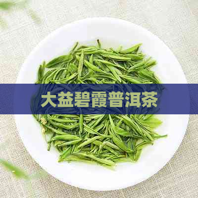 大益碧霞普洱茶